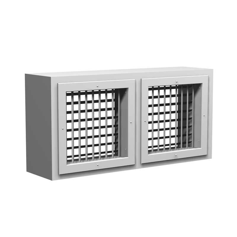 Price 630 Aluminum Louvered Supply Grille 22x22 White Case of 10 Free Shipping 